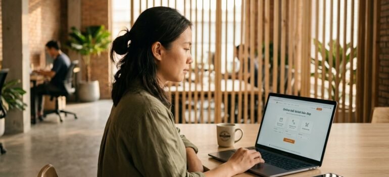 Hướng dẫn đặt vé trực tuyến chọn vị trí ghế ngồi ưng ý